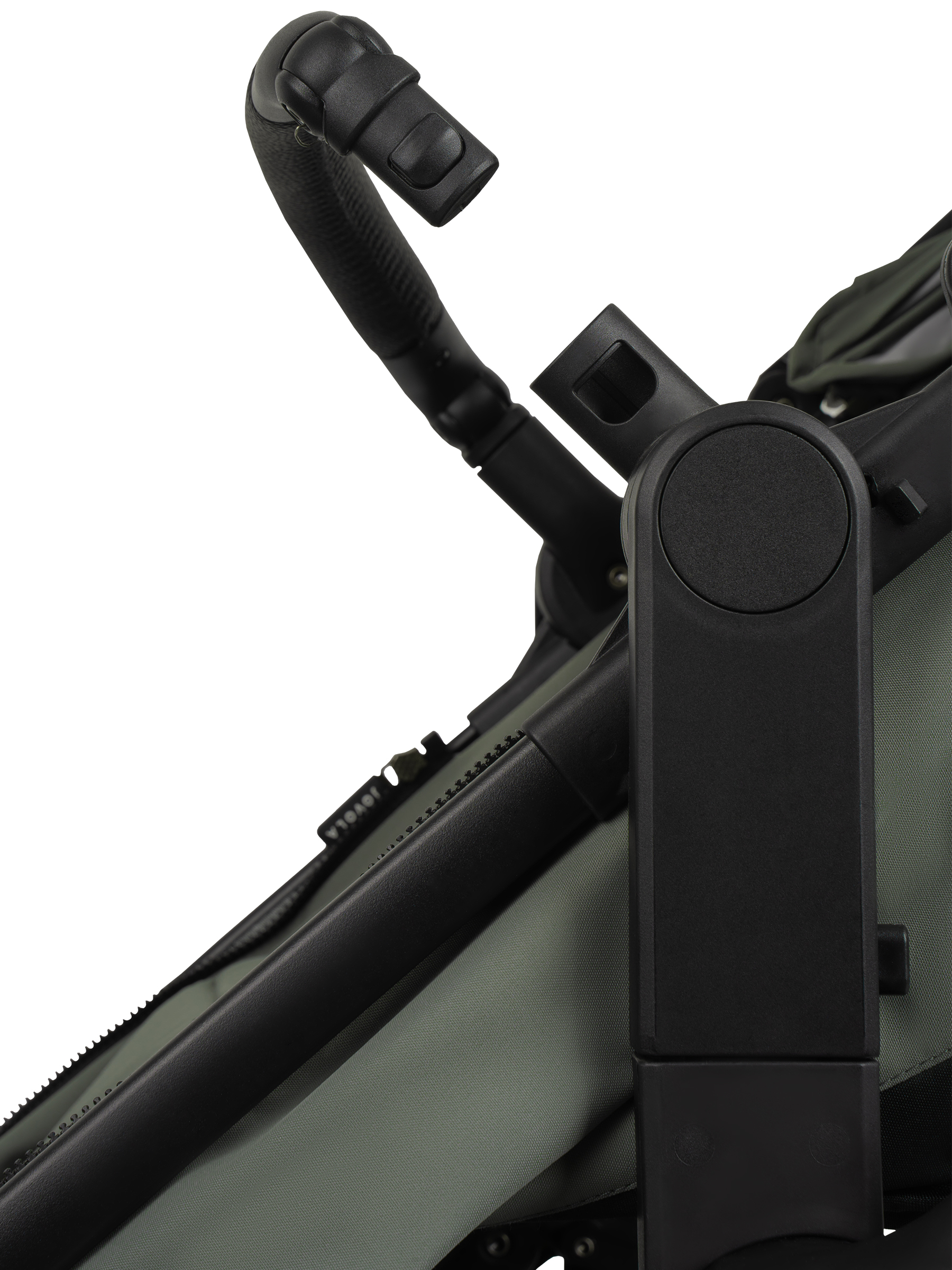 Коляска трансформер JOVOLA Truck, перекидная ручка зеленый - фото 14