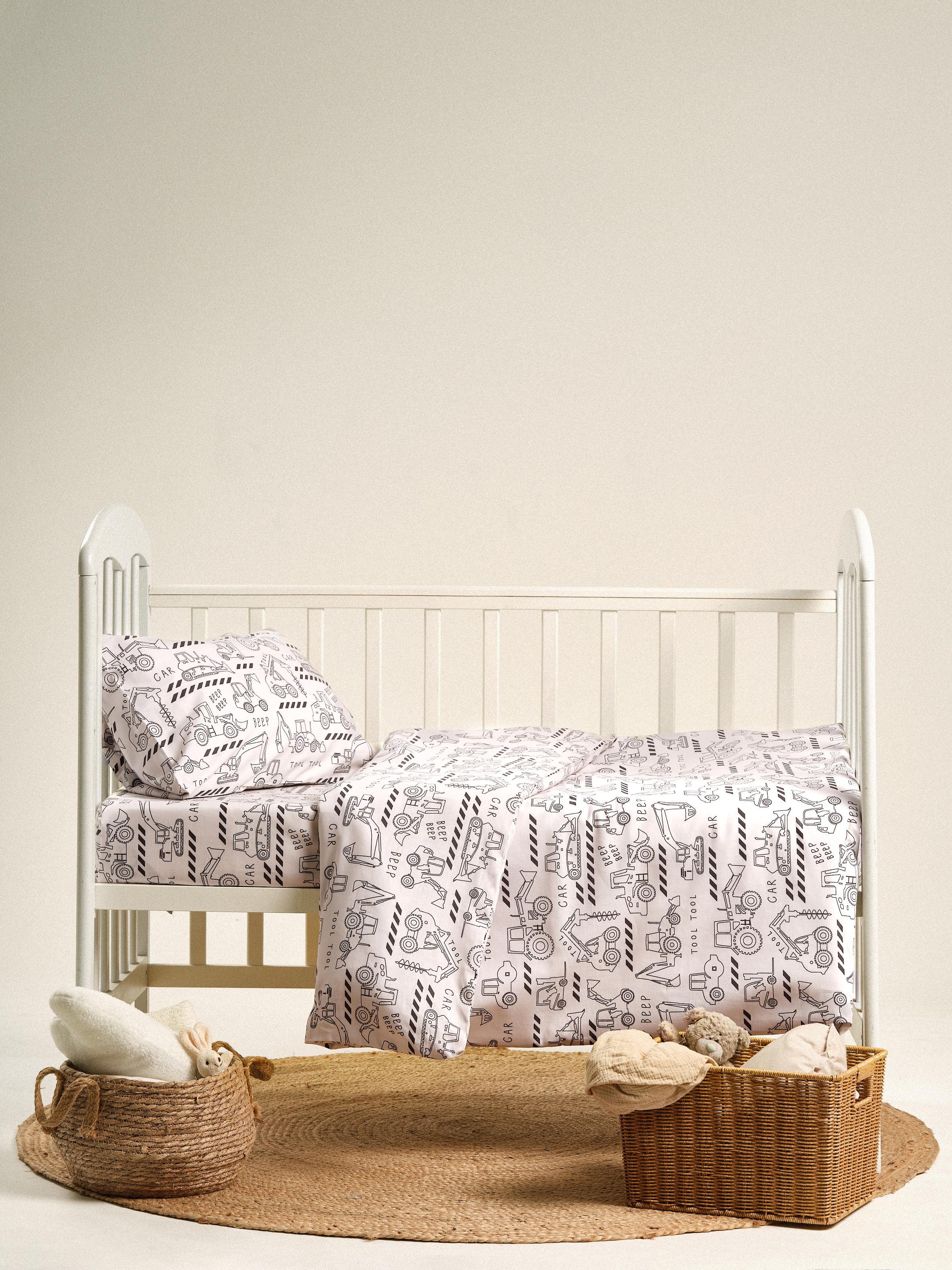 Комплект постельного белья Ночь Нежна Ремонтные работы детский 3 предм. - фото 6