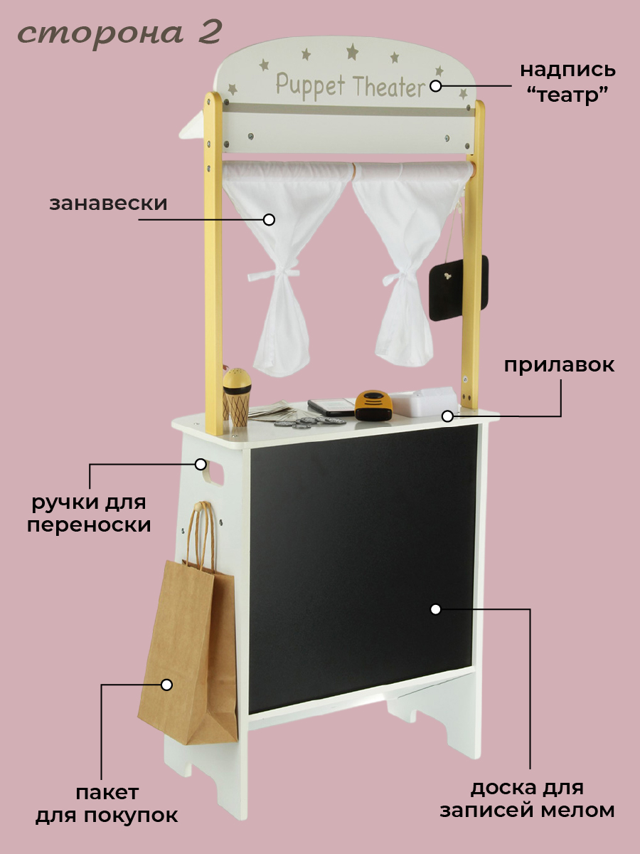 Игровой набор Lisa Doll прилавок, касса, продукты - фото 4