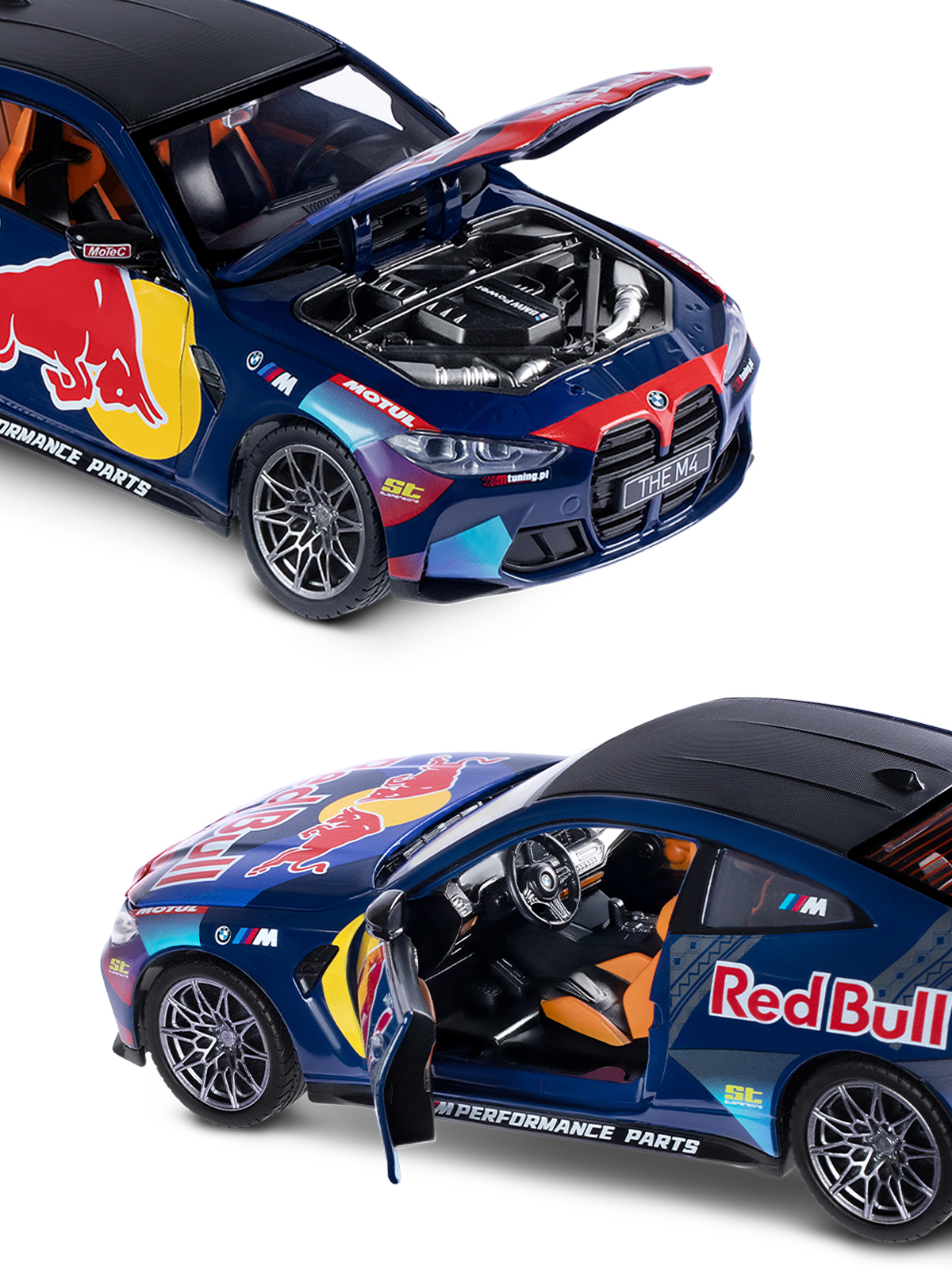 Автомобиль АВТОпанорама BMW M4 G82 1:24 JB1251740 - фото 19