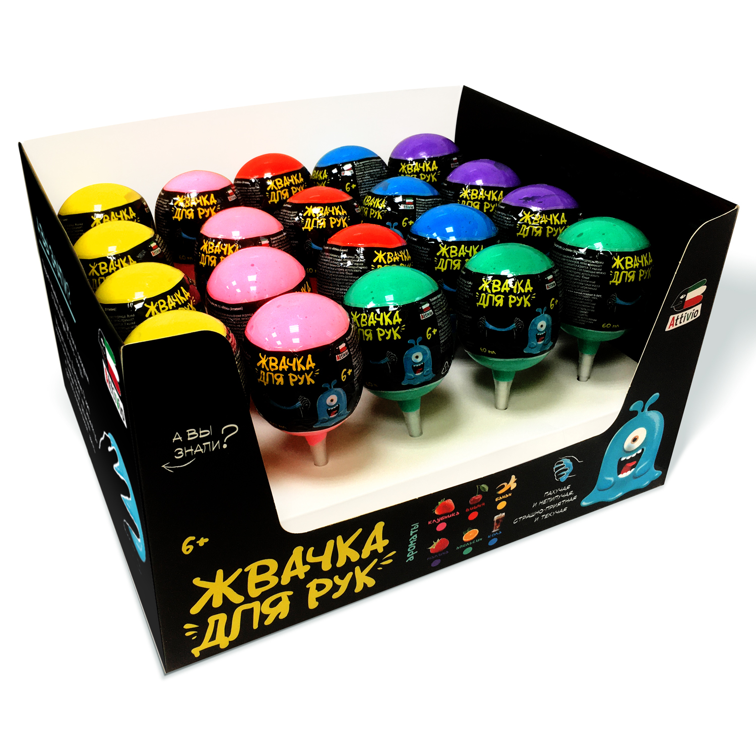 Игрушка-антистресс Attivio жвачка для рук в ассортименте - фото 2