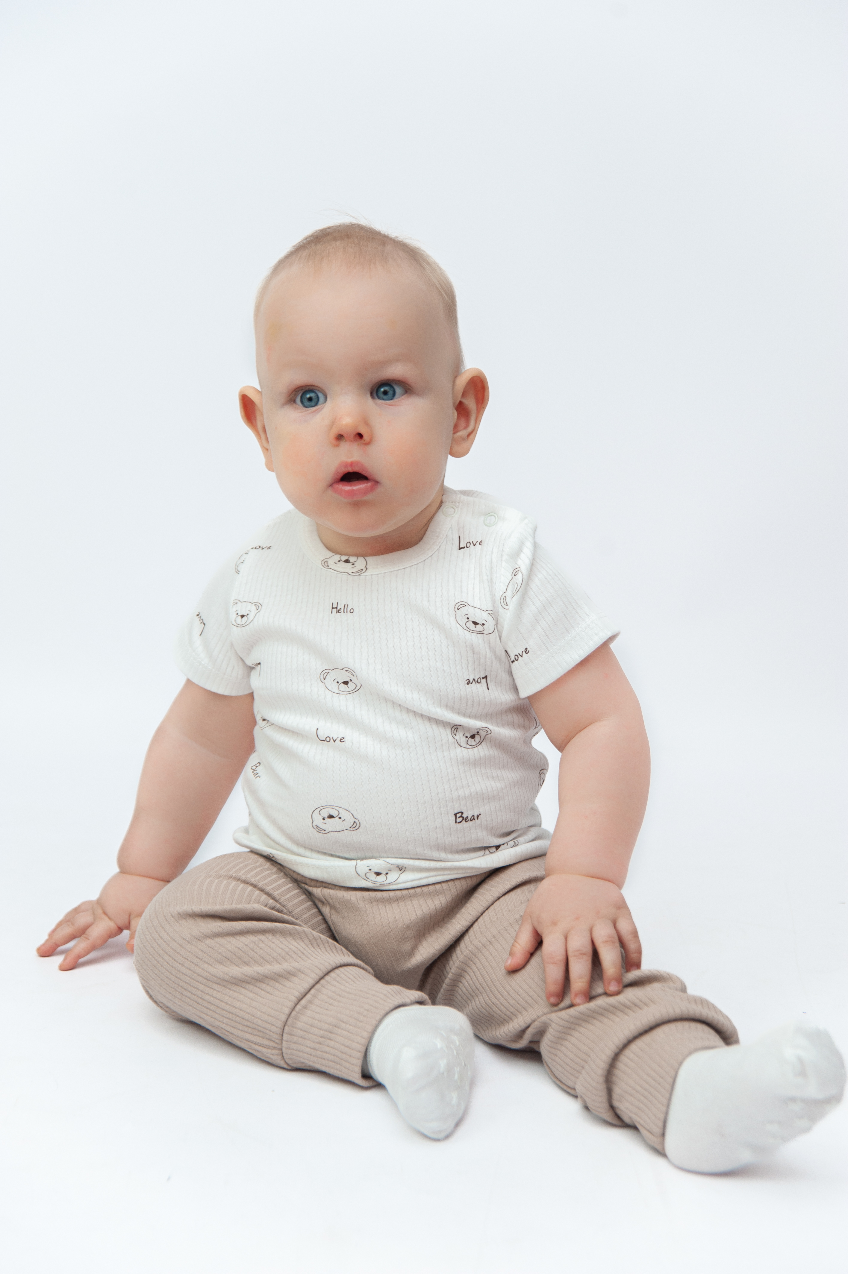 Комплект ЯРКО 05235 ИК Мишки бир/бежевый - фото 3