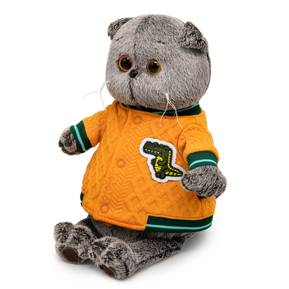 Мягкая игрушка BUDI BASA Басик в бомбере с крокодилом - фото 2