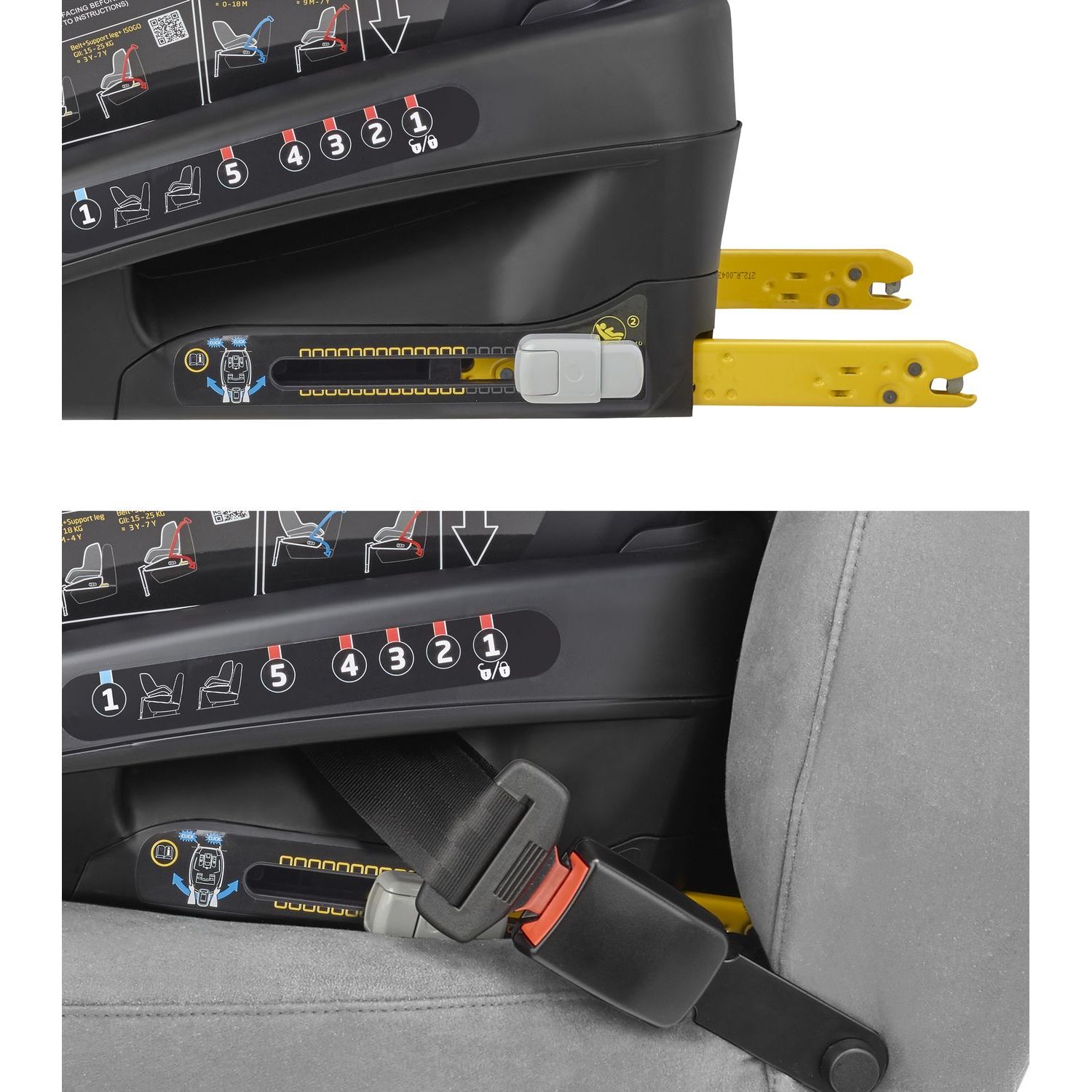 Автокресло Maxi-Cosi Isofix 0+/1/2 (0-25 кг) серый - фото 13