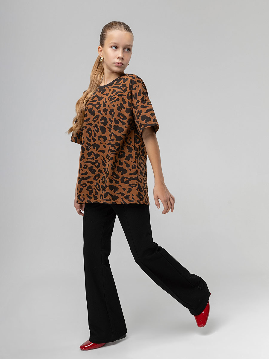 Футболка Bodo 36-122MU_коричневый (черный) - фото 2