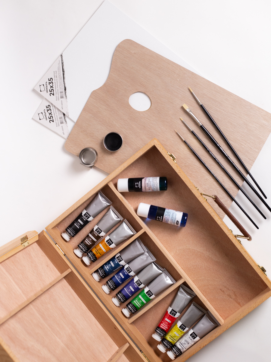 Набор для рисования Малевичъ подарочныйнабор картина маслом - фото 15