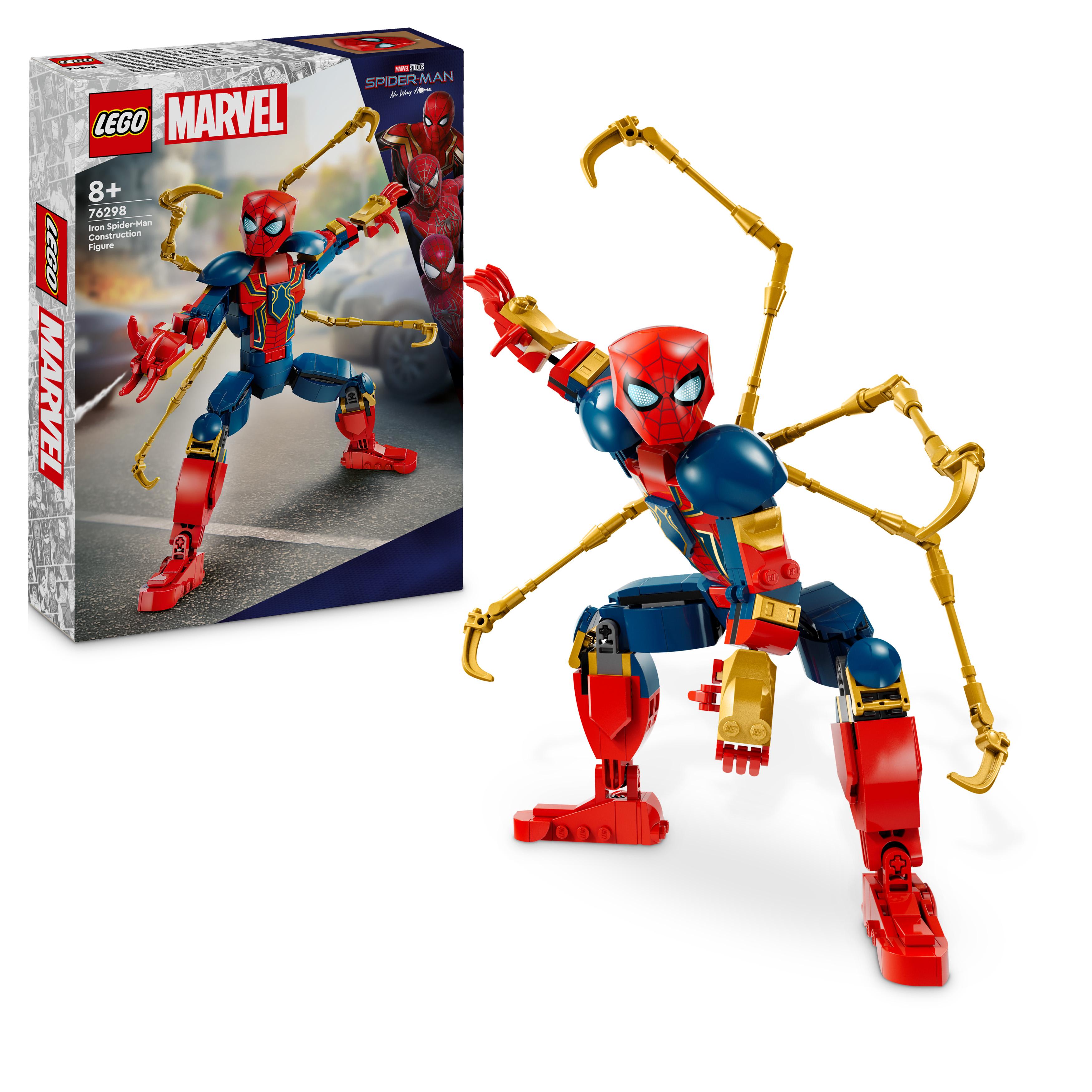 Конструктор LEGO Marvel Super Heroes Iron Spider-Man Figure 303 дет. - фото 1