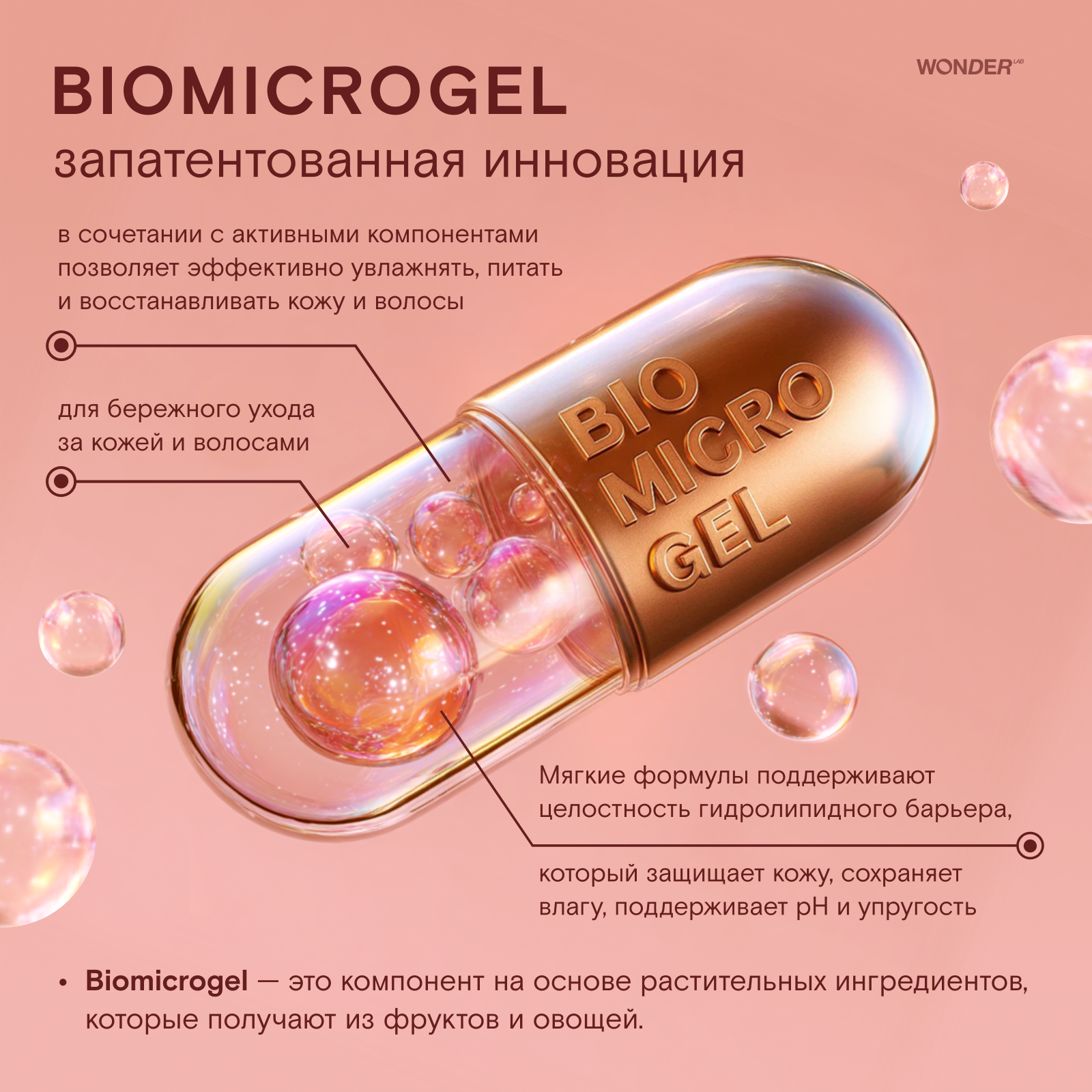 Шампунь WONDER Lab 380 мл - фото 6