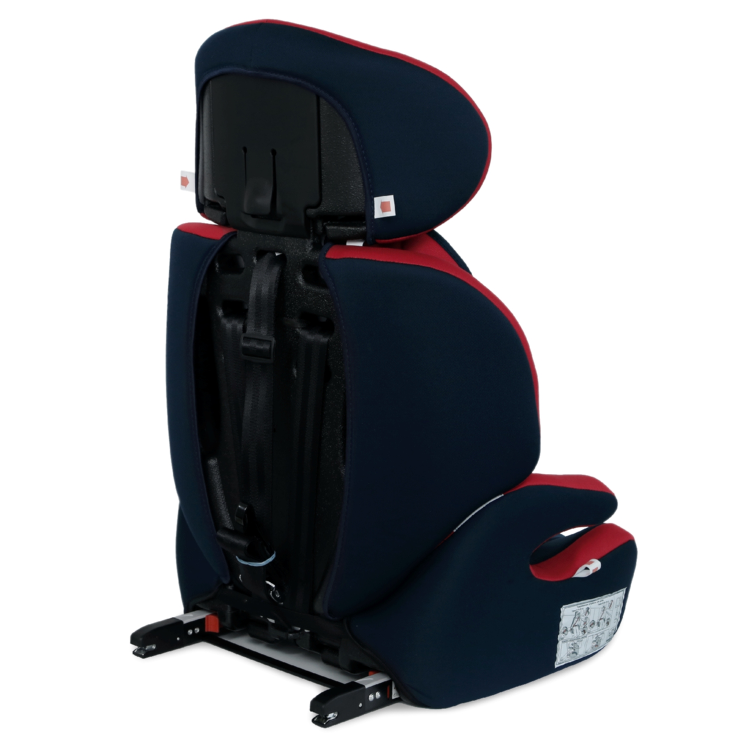 Автокресло Babyton Drive Fix Indigo-Red Isofix 1/2/3 (9-36 кг) - фото 18