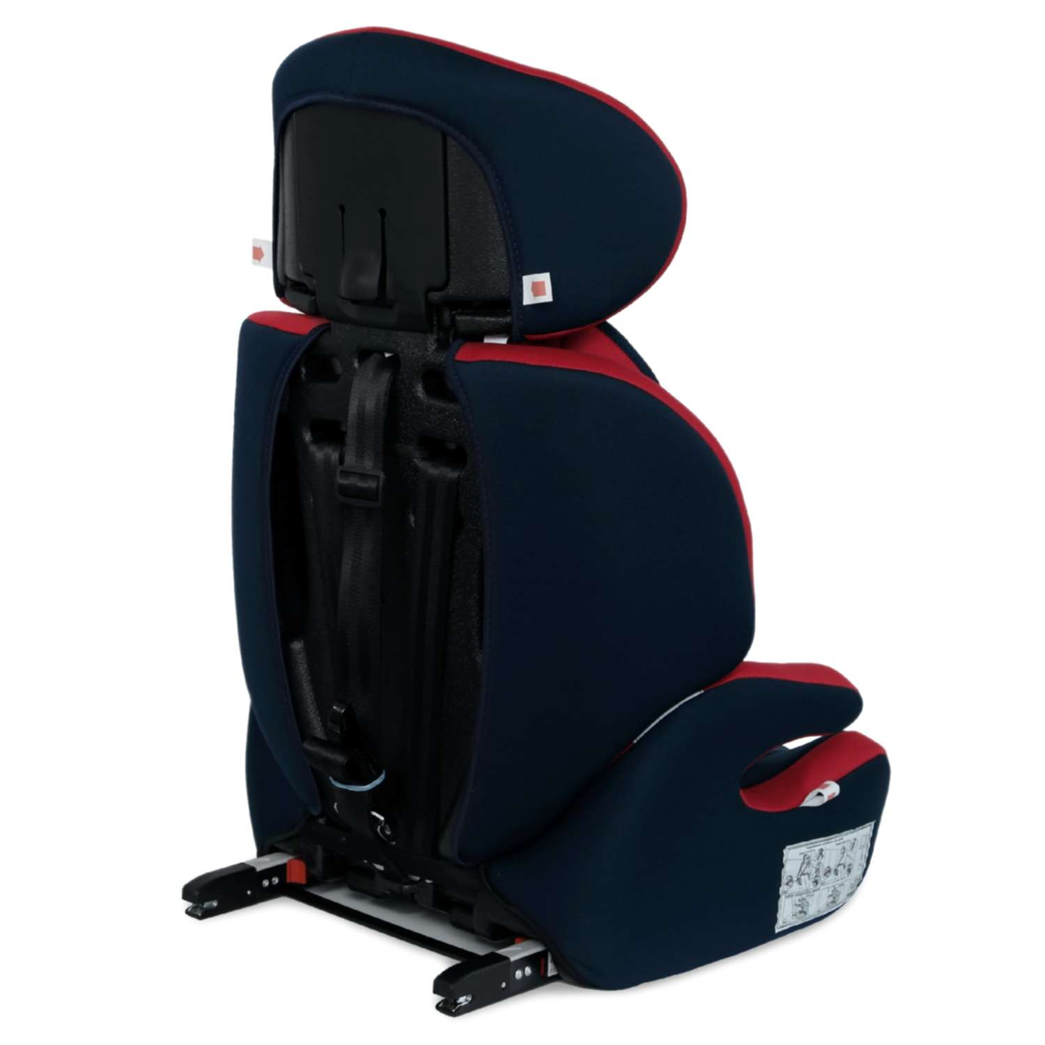Автокресло Babyton Drive Fix Indigo-Red Isofix 1/2/3 (9-36 кг) - фото 18