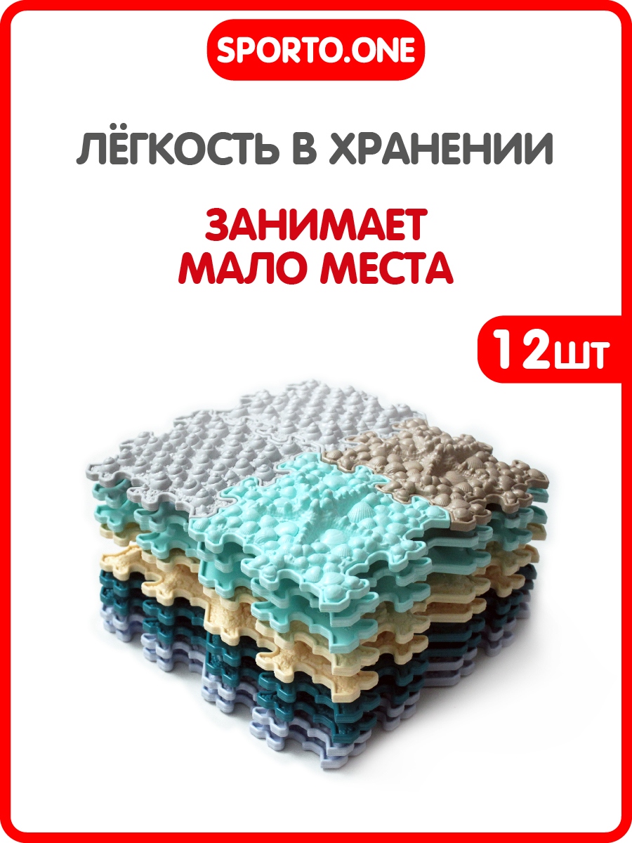 Коврик SPORTO.ONE трансформер Море эмоций - фото 12