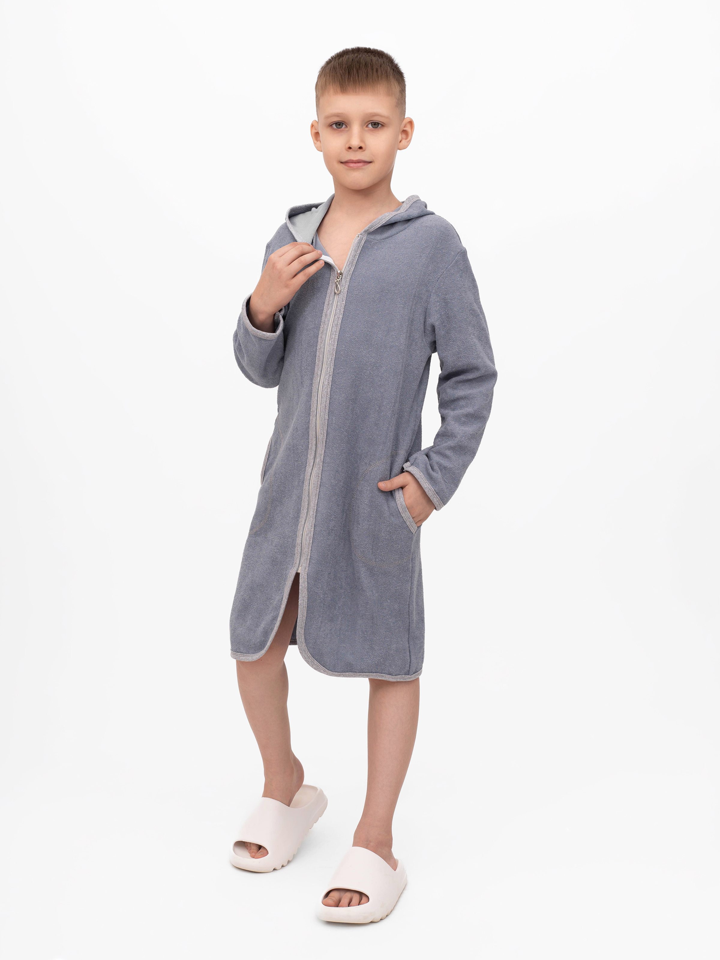 Халат Утенок 906 серый - фото 1