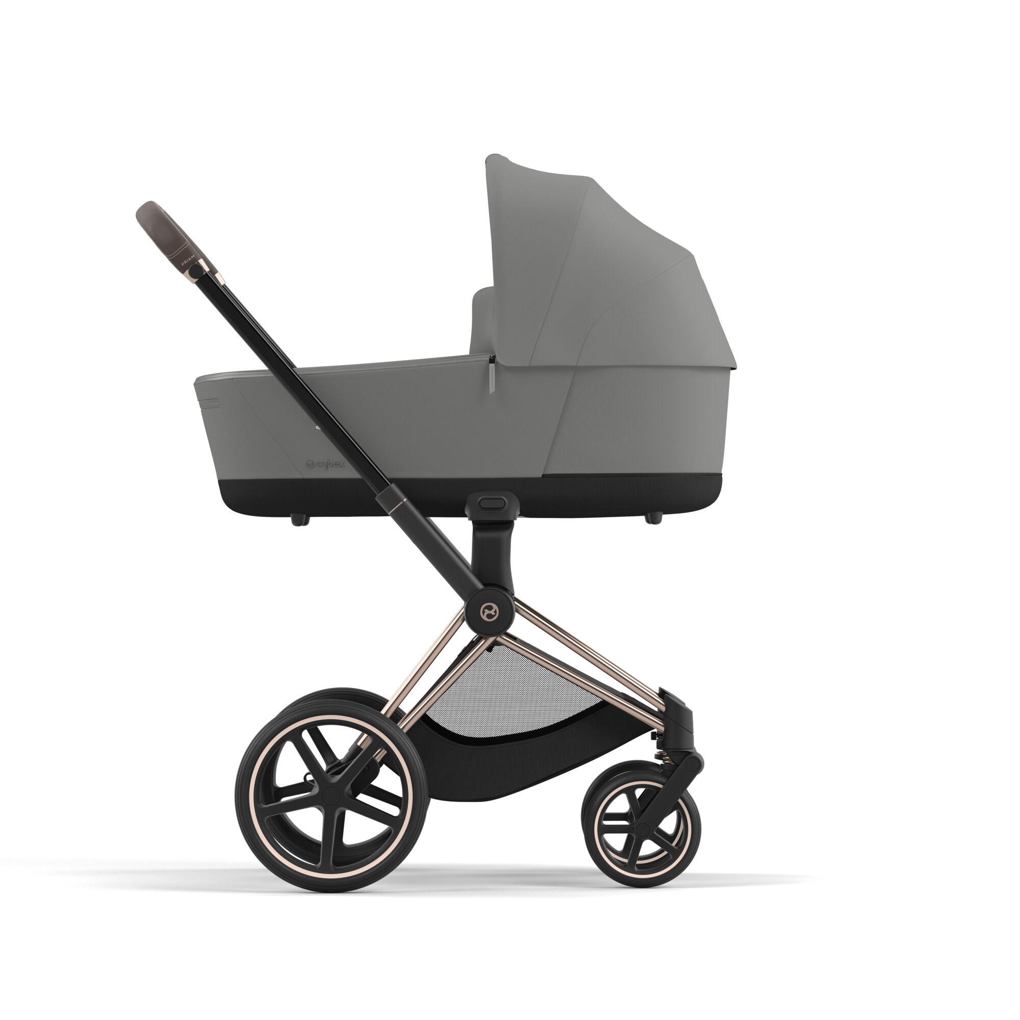Коляска 2в1 Cybex Priam IV Rosegold серый - фото 3