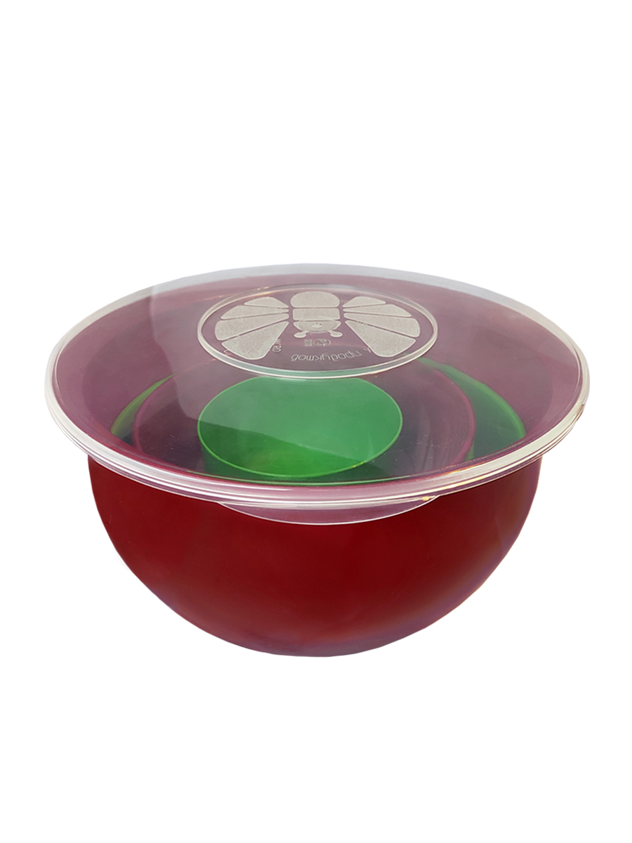 Набор мисок-контейнеров Solaris 6 шт Рождество с герметичными крышками - фото 12