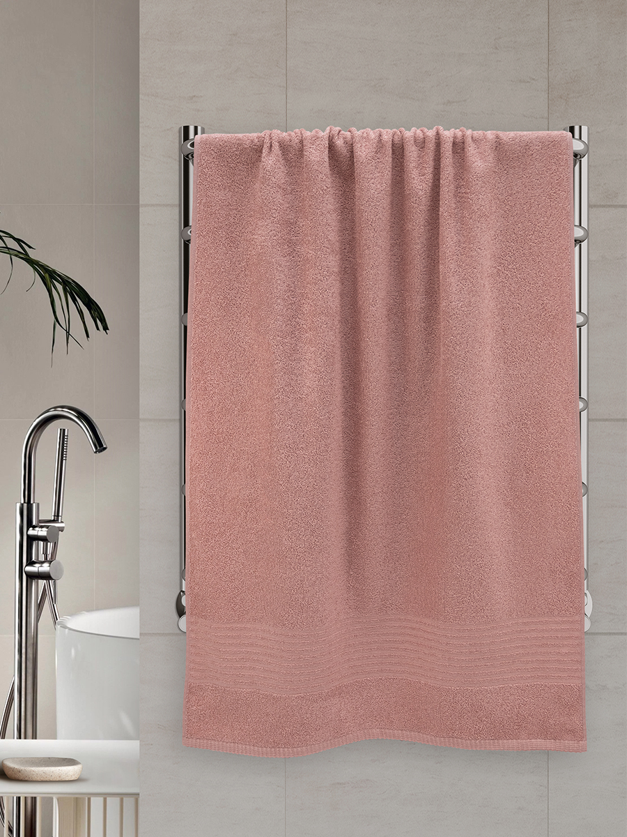 Полотенце BRAVO Волна розовый 70 x 130 см - фото 1