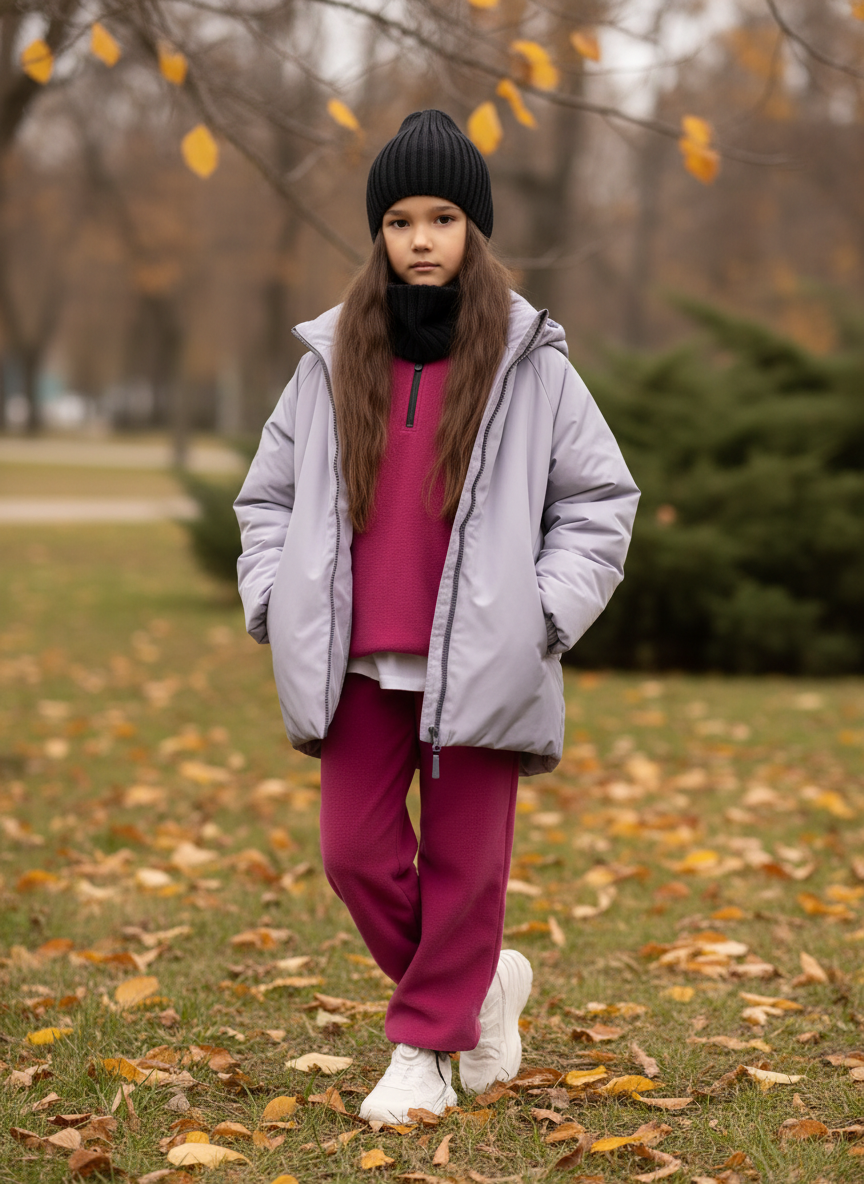 Костюм флисовый ULTRA 7074-ул фуксия - фото 43