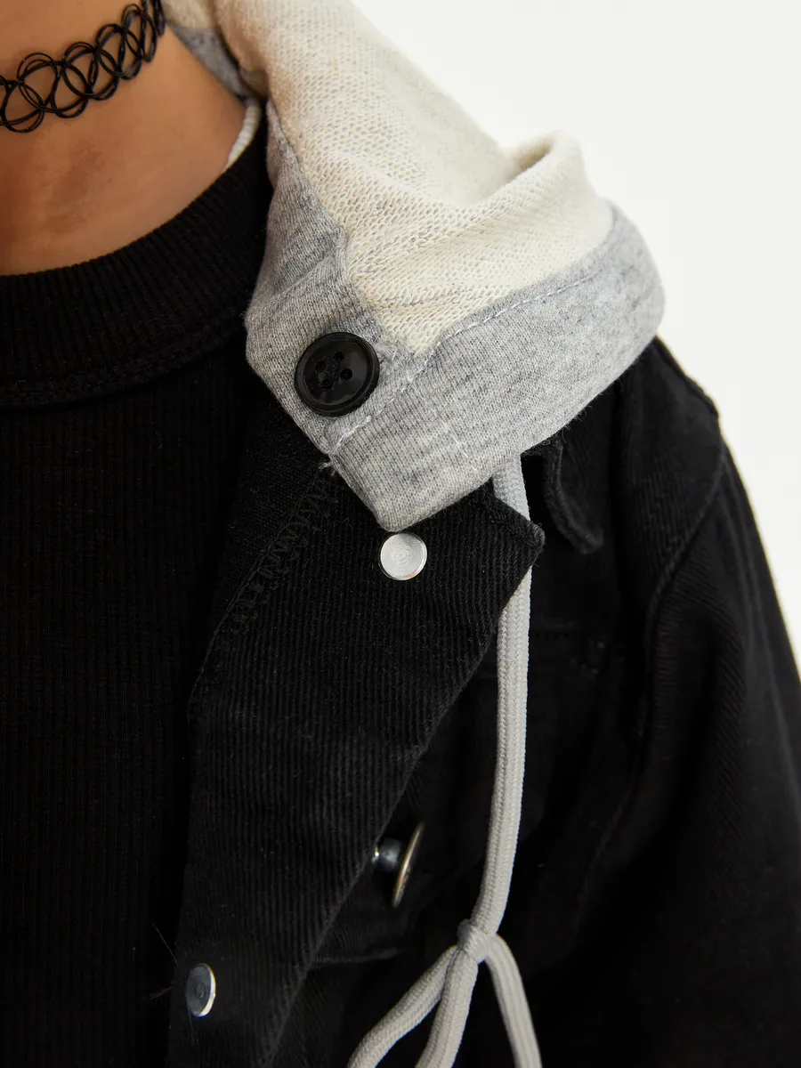 Джинсовая куртка RuStyle ДУ-куртджинВ8320-серкап - фото 7