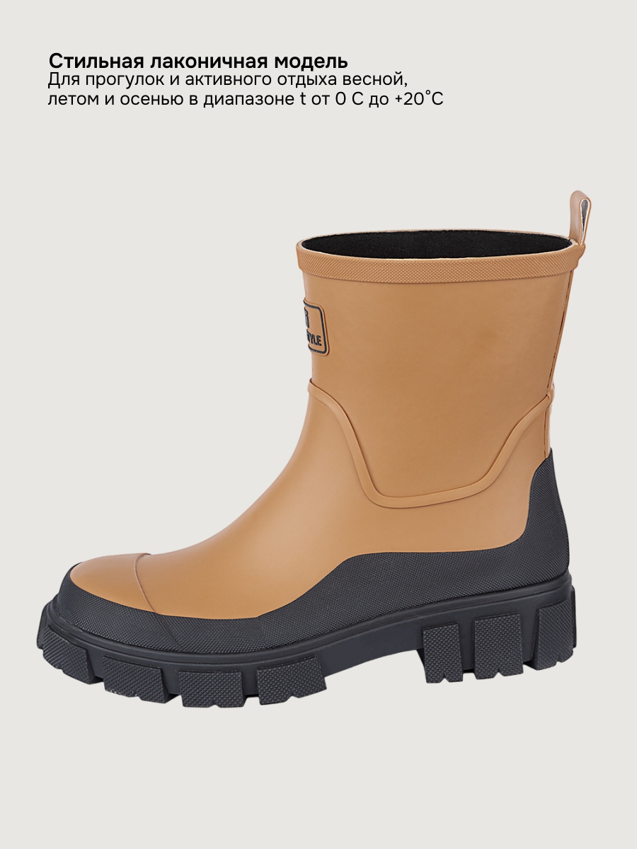 Резиновые сапоги NIKASTYLE 16м15524 карамель - фото 6