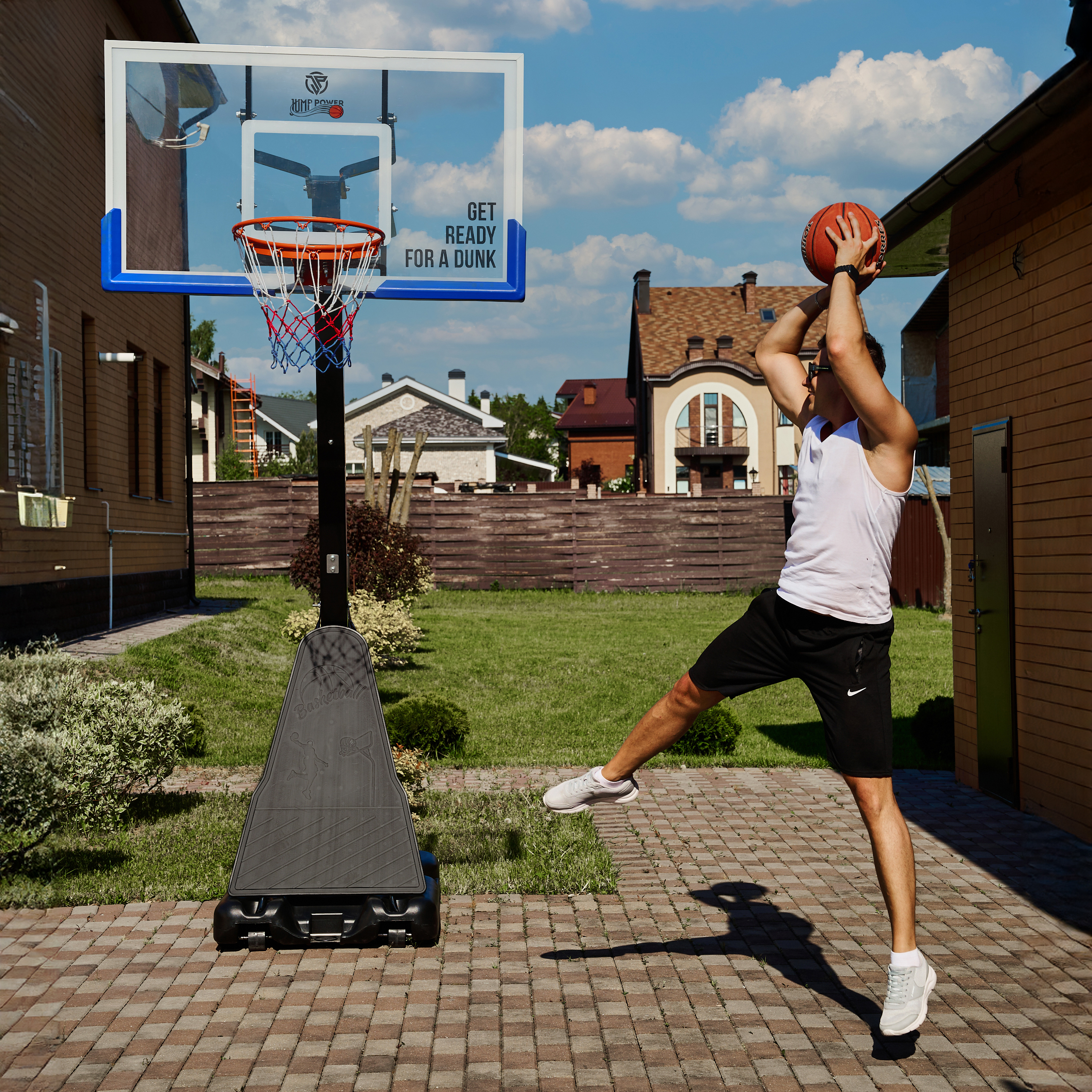 Баскетбольная стойка мобильная Jump Power Hyper Stand-54 - фото 10