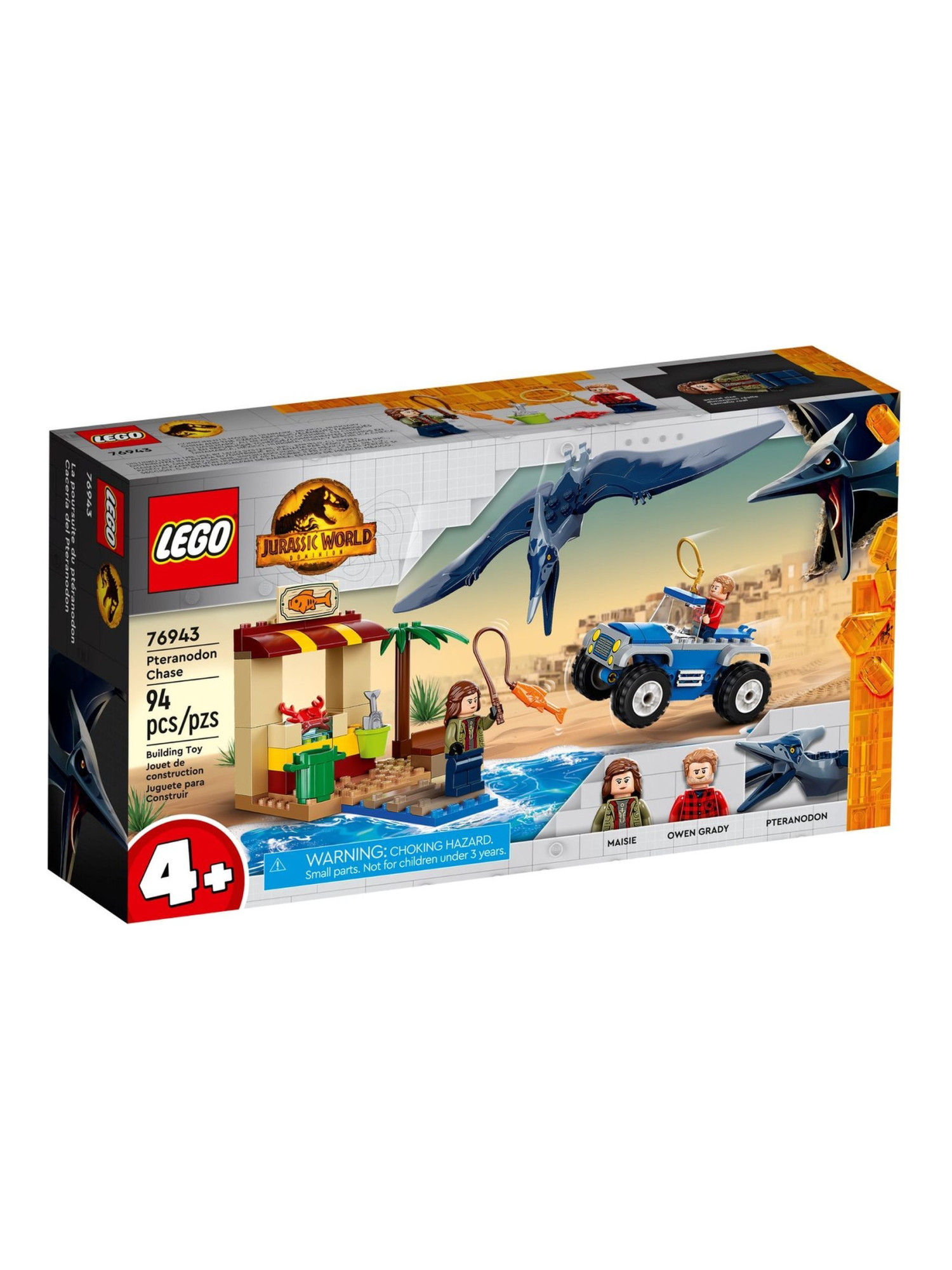 Конструктор LEGO Jurassic World Погоня за птеранодоном 94 дет. - фото 1