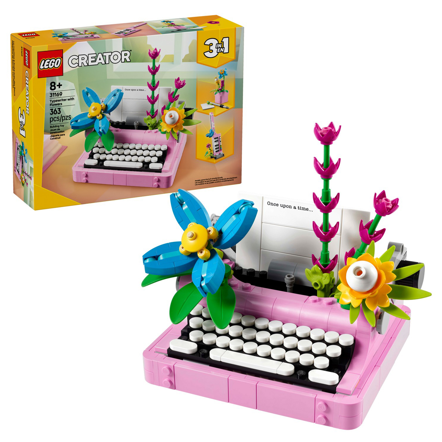 Конструктор LEGO Creator Печатная машинка с Цветами блочный - фото 1
