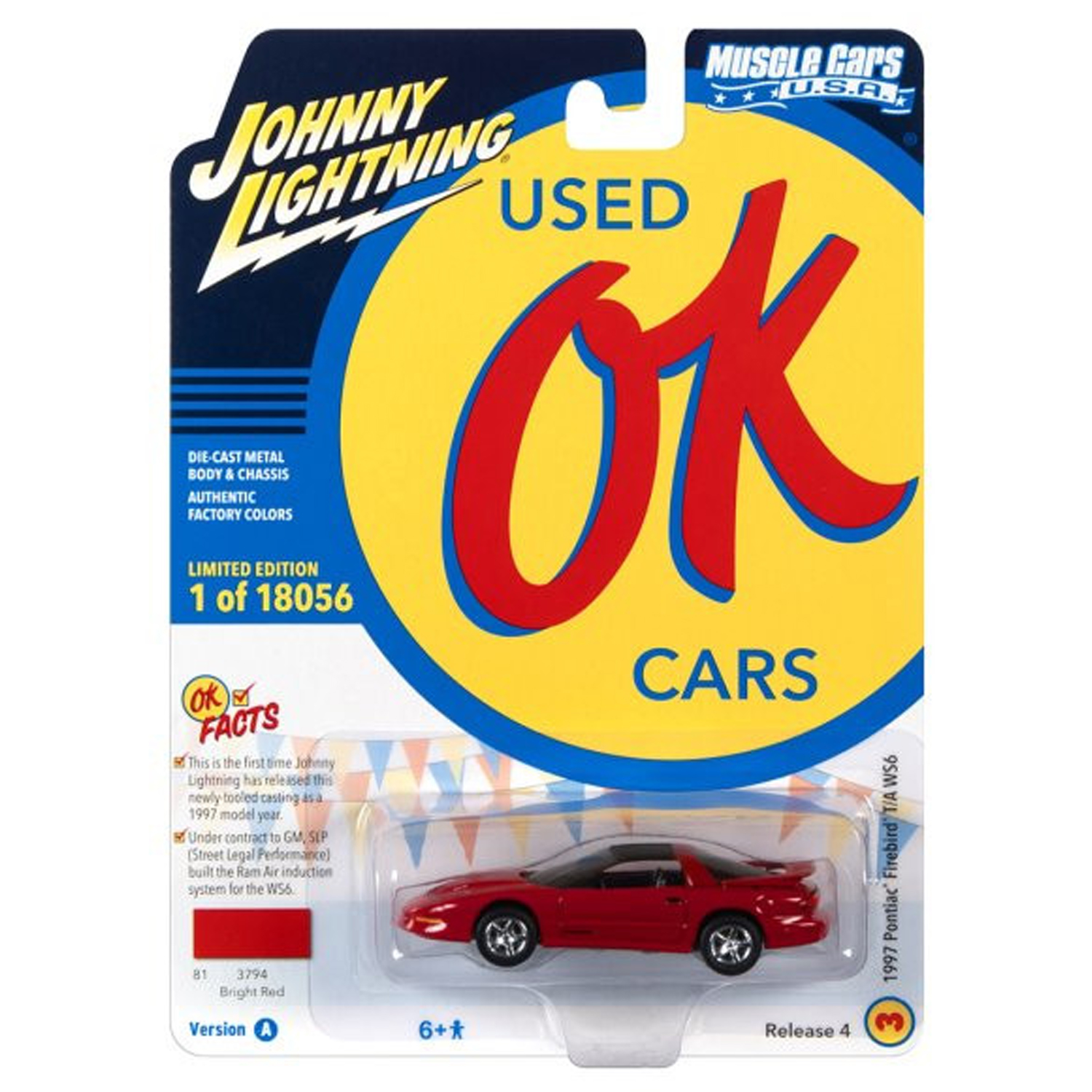 Автомобиль Johnny Lightning 1:64 JLMC028A-R4-N3 - фото 4