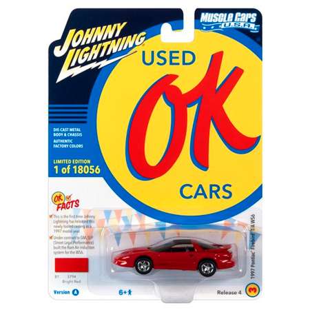 Автомобиль Johnny Lightning 1:64 красный