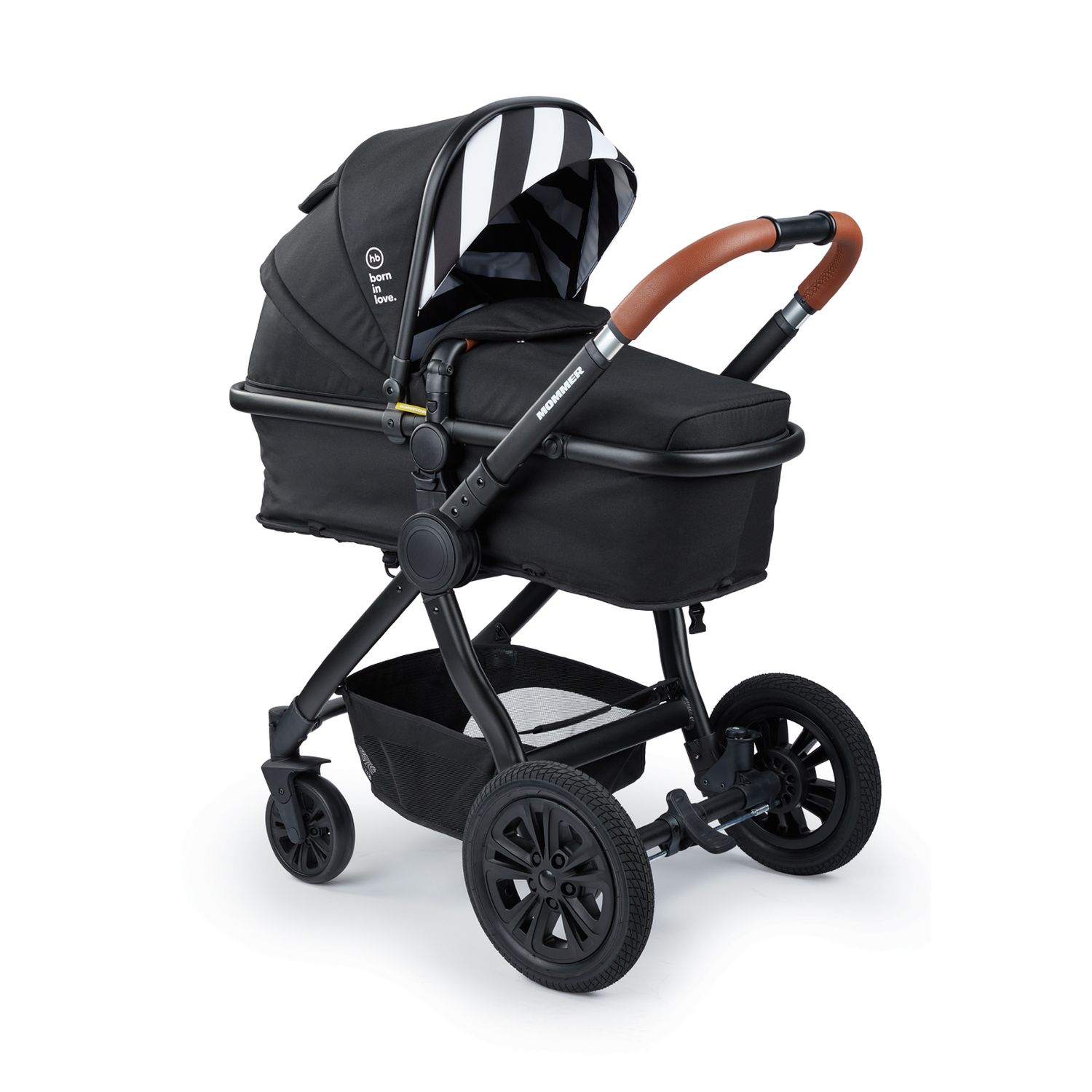 Коляска трансформер Happy Baby черный - фото 4