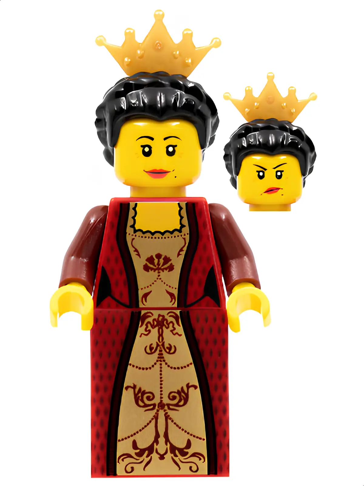 Изображение товара Минифигурка LEGO Kingdoms Queen с чёрными волосами, 5 деталей Изображение товара Минифигурка LEGO Kingdoms Queen с чёрными волосами, 5 деталей