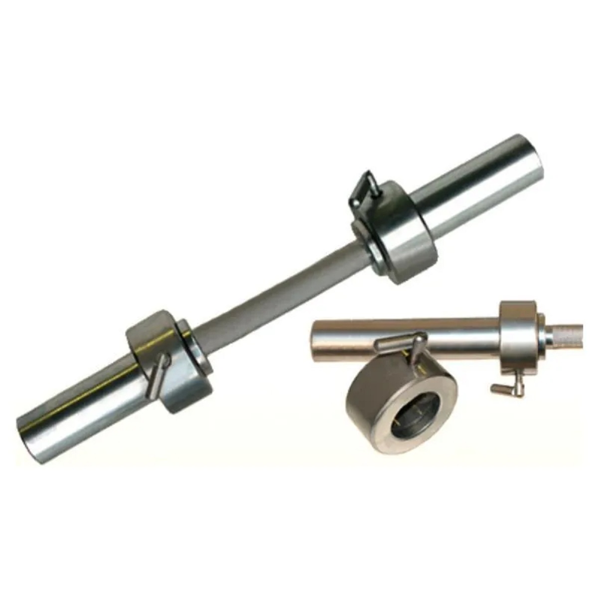 D 50 мм ручка/стопорный L700 мм MbBarbell Гриф гантельный - фото 3