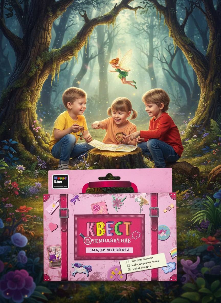 Настольная игра HappyLine Загадки лесной феи - фото 1