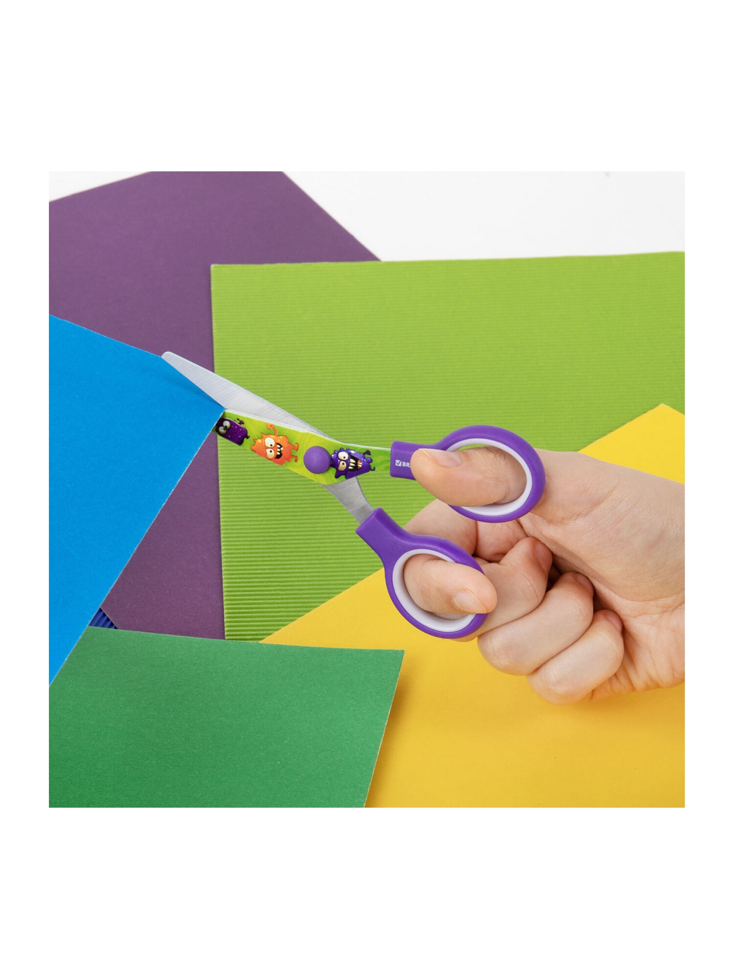 Ножницы безопасные Brauberg - фото 9