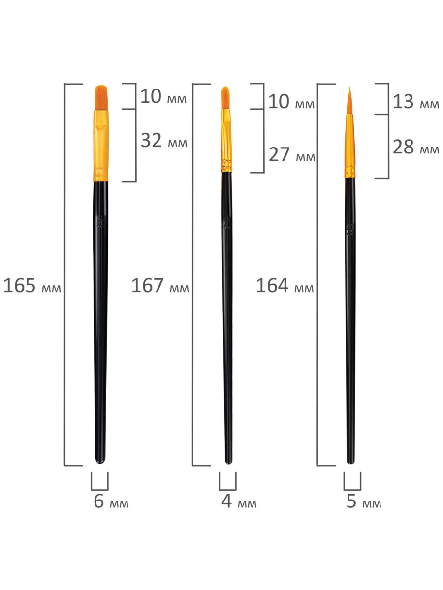 Кисть WBZ 10 шт. - фото 20