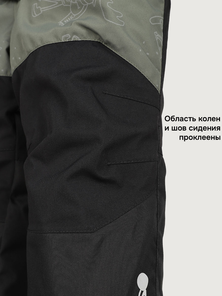 Комбинезон NIKASTYLE 8з0525 хаки/черный - фото 9
