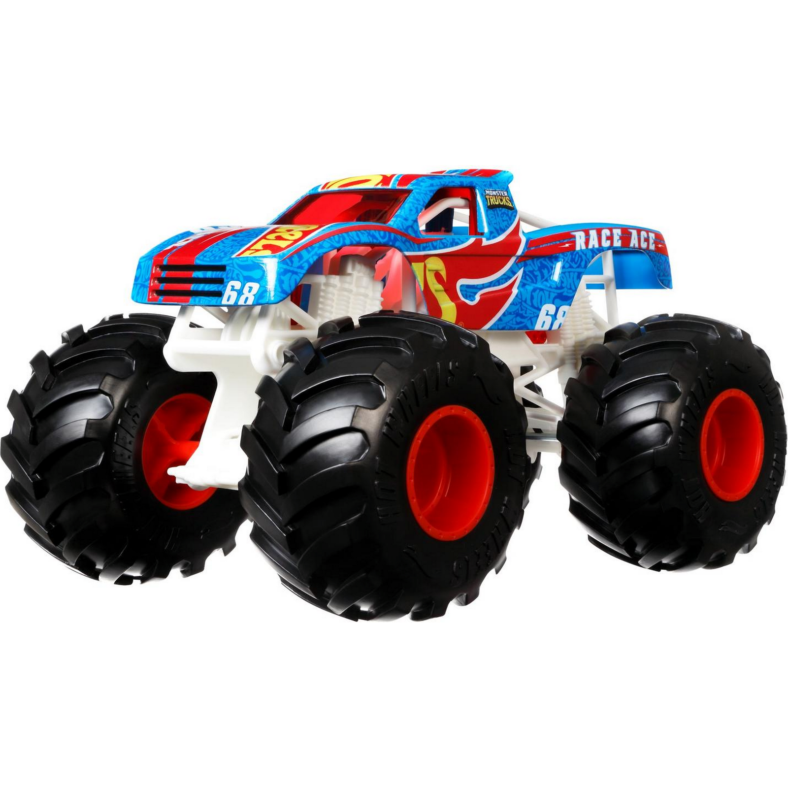 Автомобиль Hot Wheels Monster Tracks 1:24 FYJ83/GTJ37 - фото 1