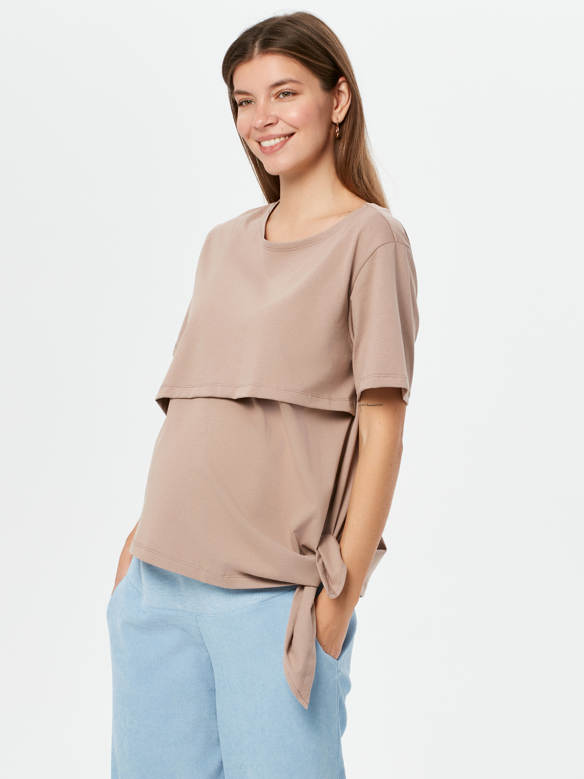 Футболка для кормящих Proud Mom ФКМЕ-0300-какао - фото 2