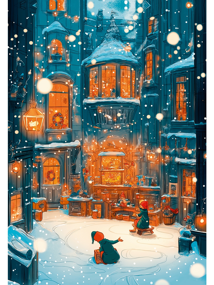 Блокнот Prof-Press Новогодние картинки 32 лист. - фото 23