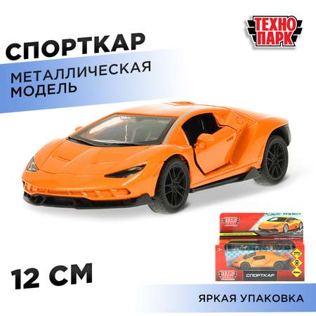 Автомобиль Технопарк Lamborghini Спорткар желтый