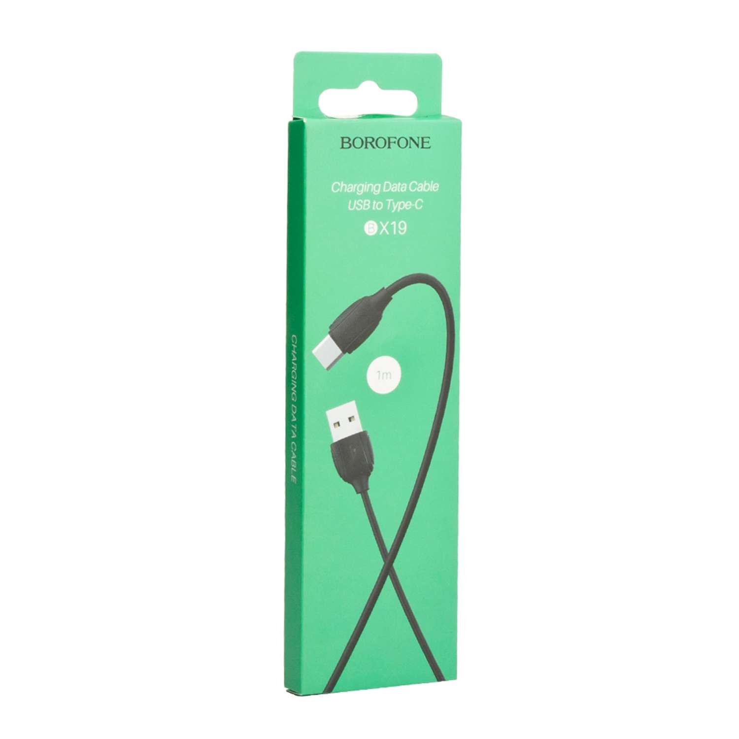 USB кабель Borofone BX19 Benefit Type-C 3A 1м PVC (черный) - фото 2