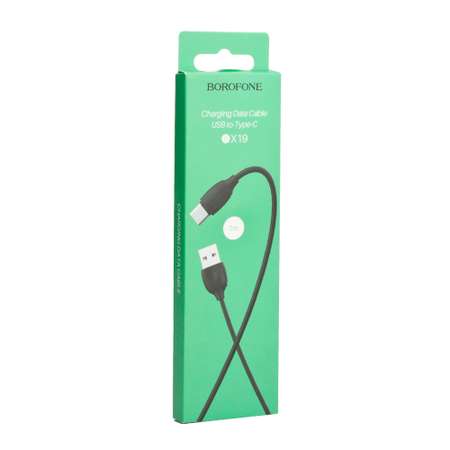 USB кабель BOROFONE BX19 Benefit Type-C 3A 1м PVC (черный)