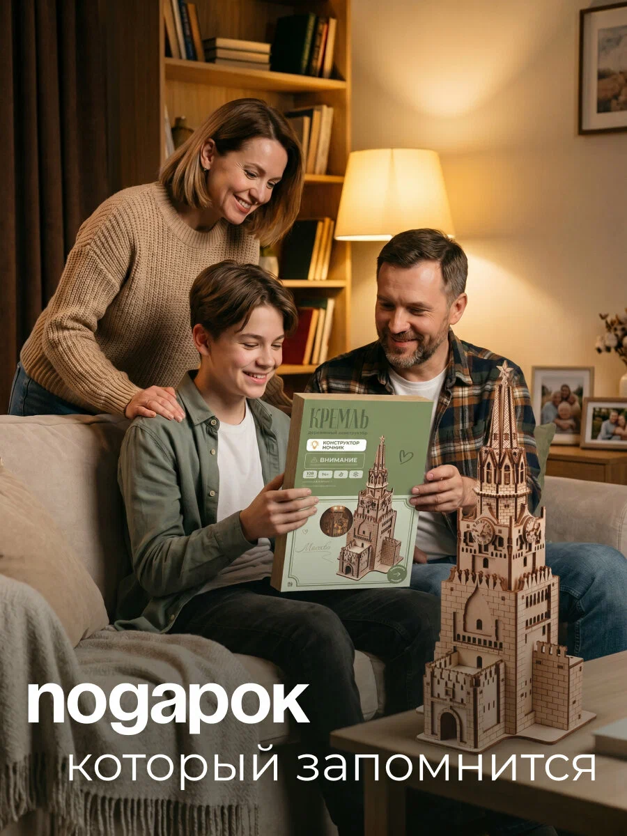 Сборная модель Dariwood Кремль Кремль - фото 6