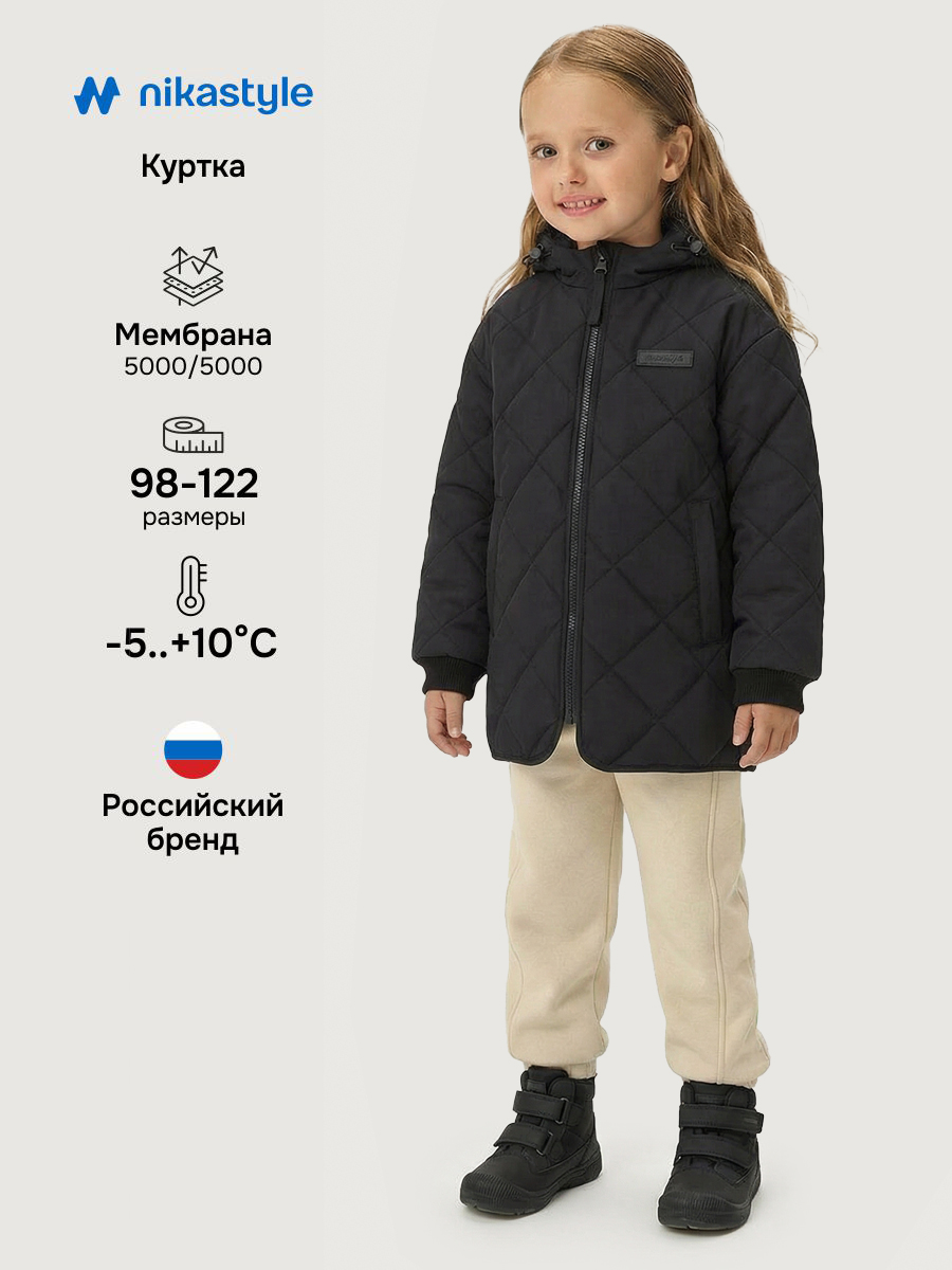 Куртка NIKASTYLE 5м5026 черный - фото 2