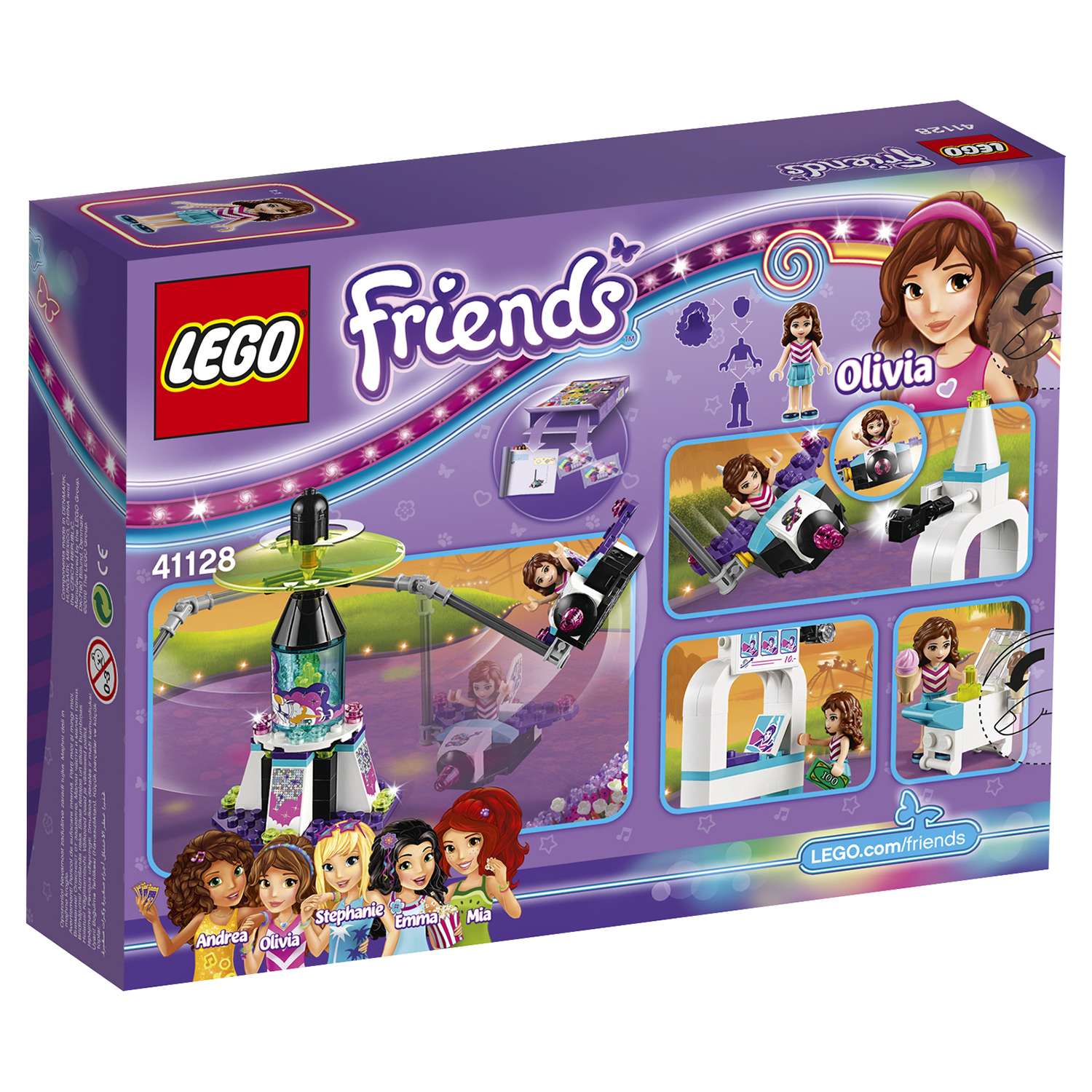 Конструктор LEGO Friends Парк развлечений: Космос блочный - фото 3