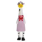 Игрушка для собак Barbaks Корова Фёкла виниловая с пищалкой 32.5см