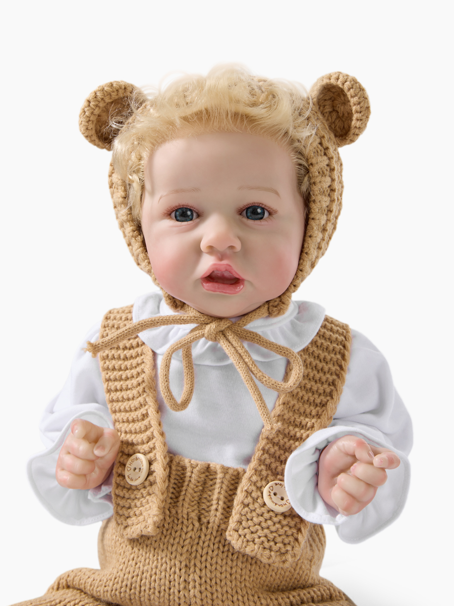 Кукла классическая Happy Baby Саша пупс высота 55 см 332015_beige - фото 7