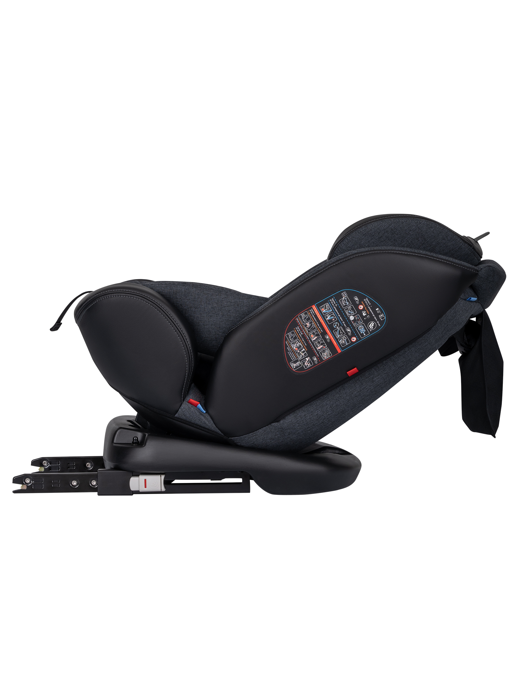 Автокресло Indigo Aero, темно-серый лен Isofix 0+/1/2/3 (0-36 кг) - фото 2