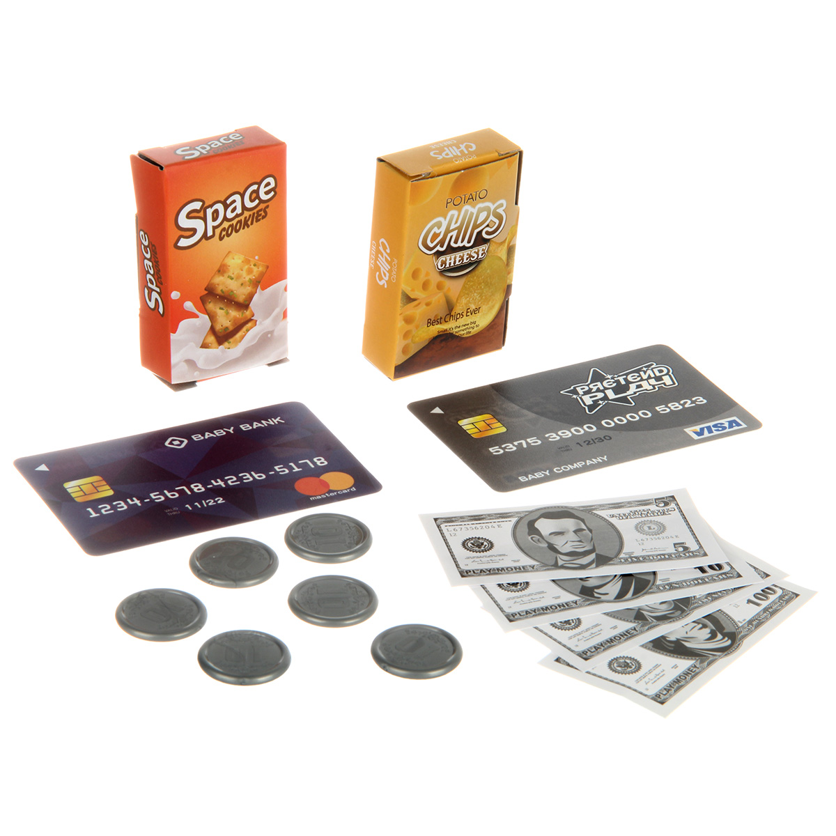 Игровой набор Veld Co касса, продукты - фото 11