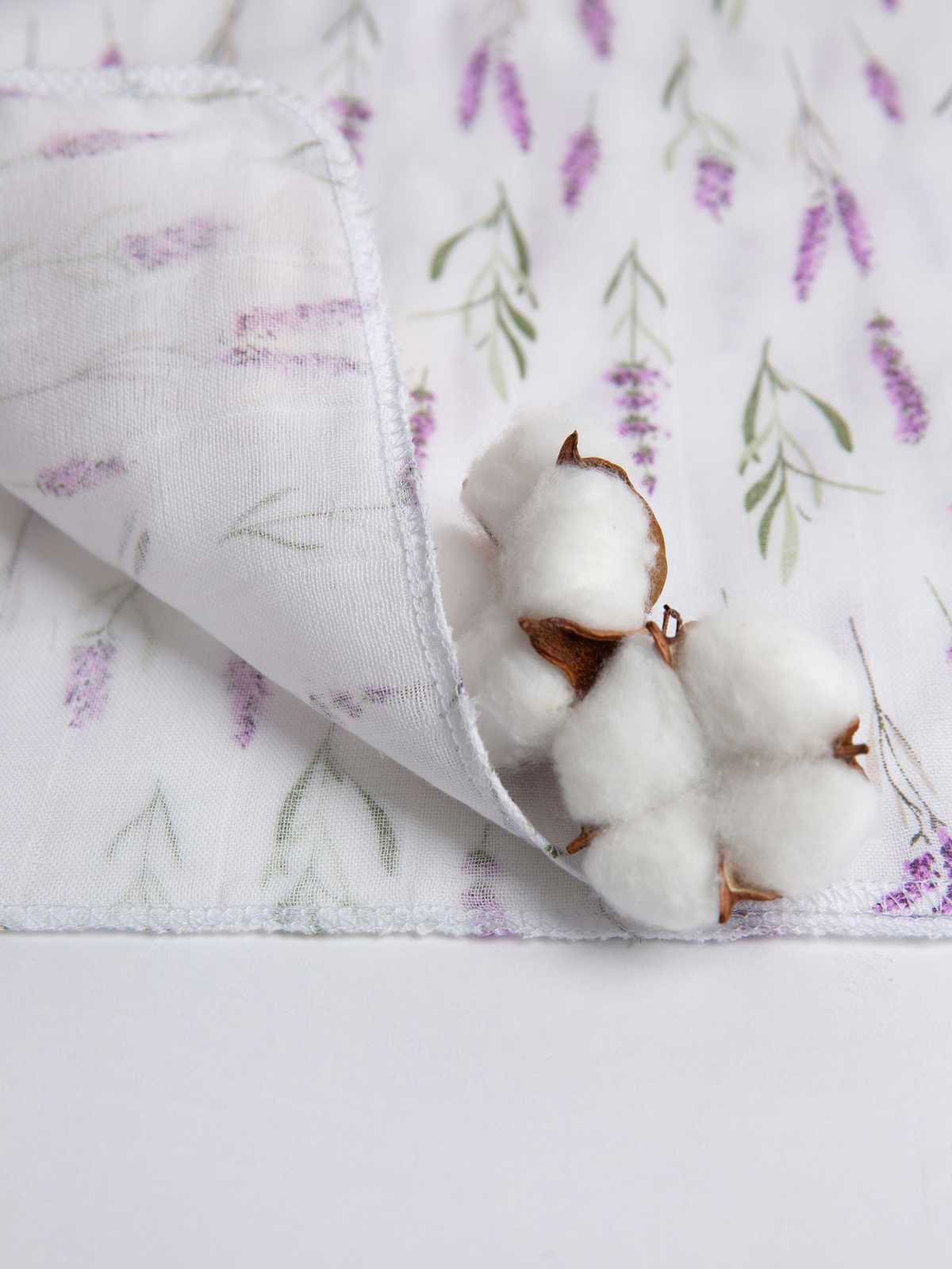 Пелёнка inlovery муслин 130x90 см 2 шт. - фото 7