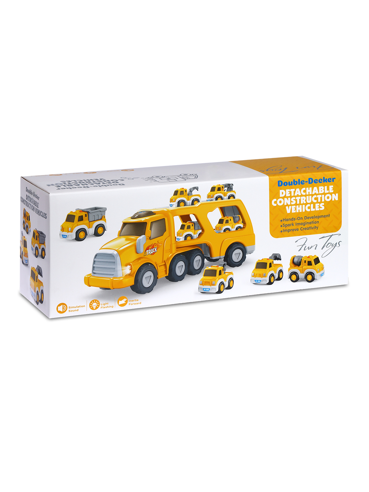 Автовоз AUTODRIVE с машинками JB0405013 - фото 8