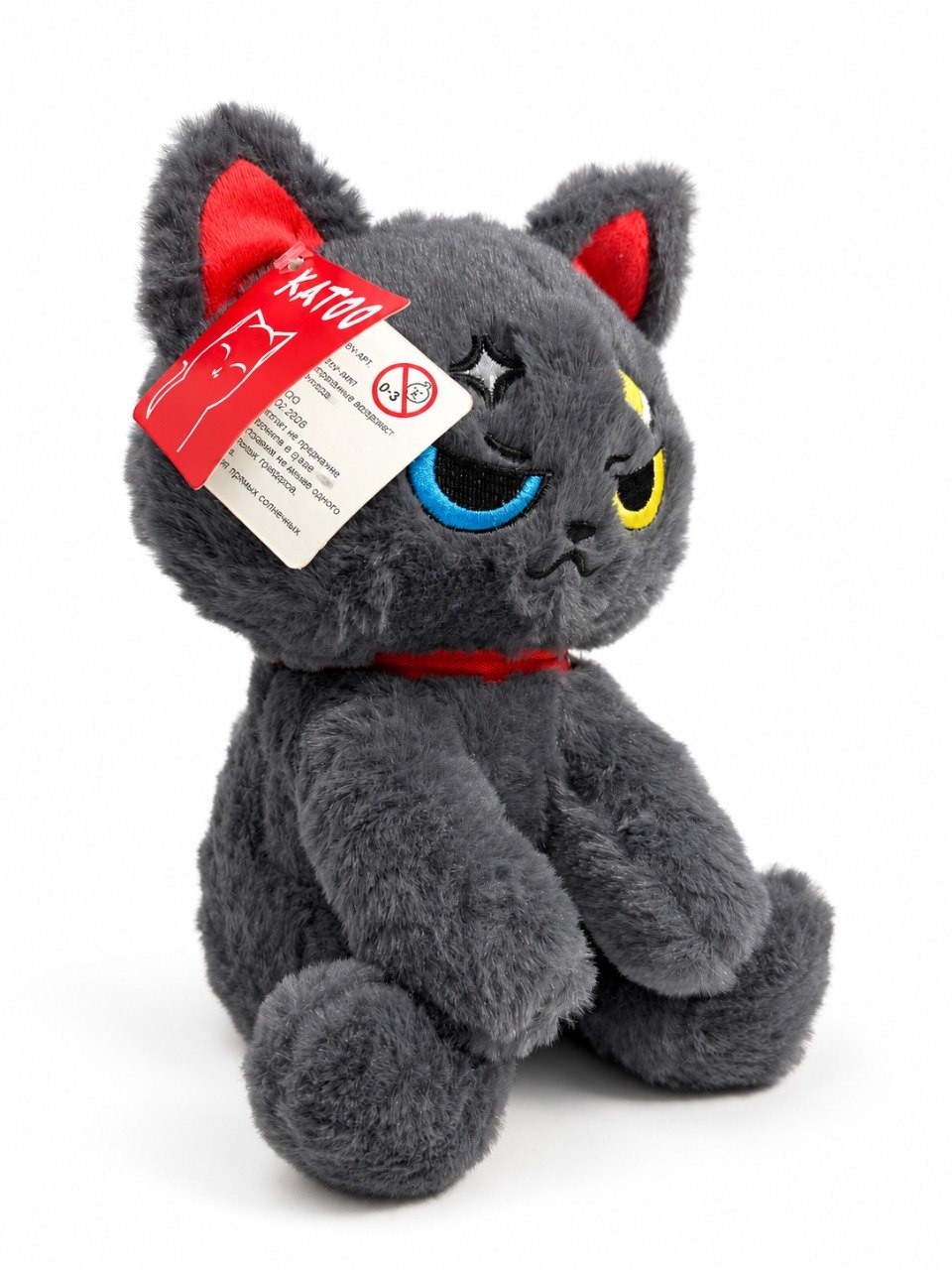 Мягкая игрушка KATOO Серая кошка 22 см - фото 12